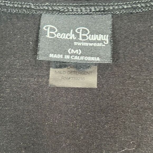 Beach Bunny Black Chain Detail Tunic Cover-Up Dress Size M (033) - Picture 10 of 10